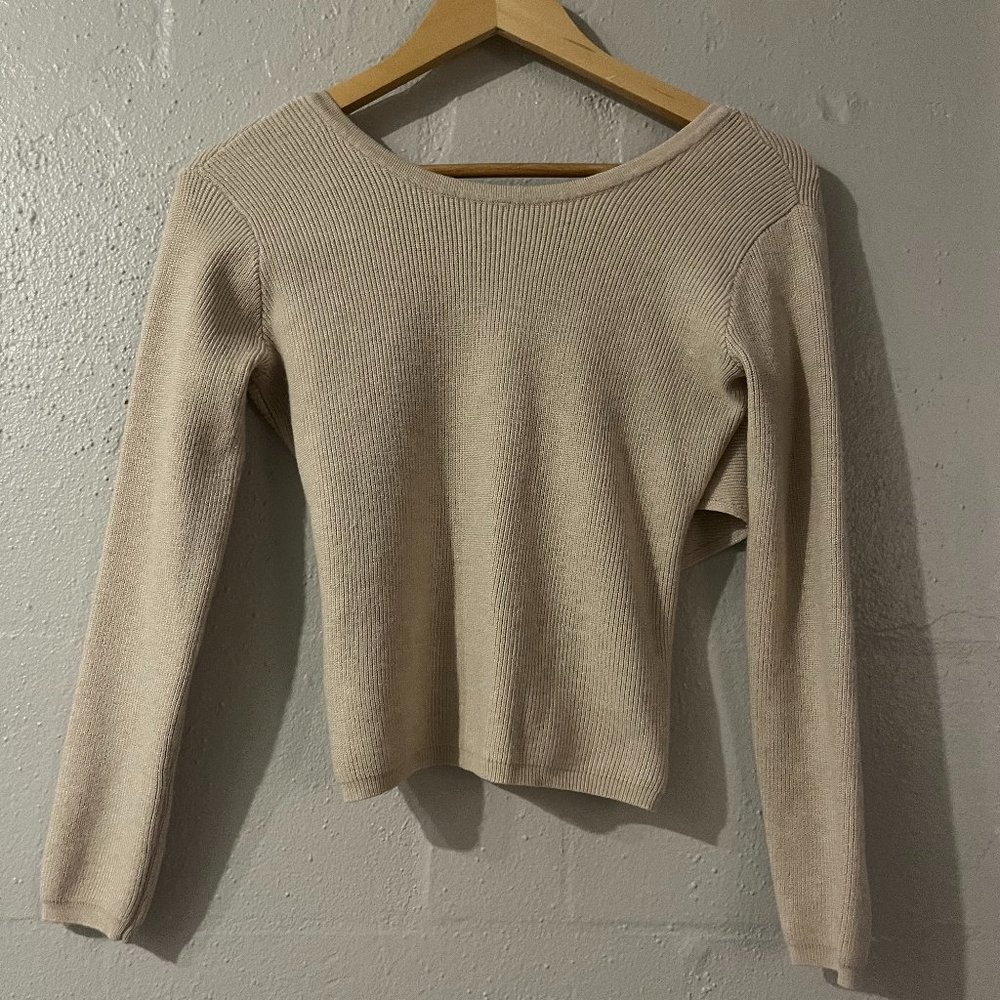 Pink Rose - Ribbed Longsleeve Top